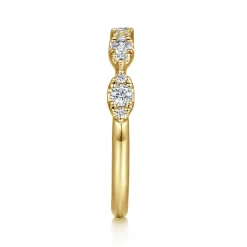 Discount Gabriel & Co. 14K Yellow Gold Diamond Anniversary Band - 0.37 ct