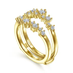 Sale Gabriel & Co. 14K Yellow Gold Diamond Anniversary Band - 0.5 ct