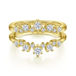 Sale Gabriel & Co. 14K Yellow Gold Diamond Anniversary Band - 0.5 ct