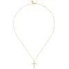 Clearance Gabriel & Co. 14K Yellow Gold Diamond Cross Pendant Necklace