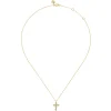 Online Gabriel & Co. 14K Yellow Gold Diamond Cross Pendant Necklace