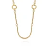 Outlet Gabriel & Co. 14K Yellow Gold Diamond Cut Station Necklace