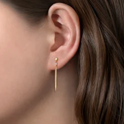 Gabriel & Co. 14K Yellow Gold Diamond Drop Earrings