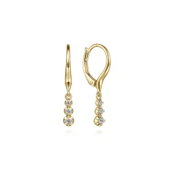 Online Gabriel & Co. 14K Yellow Gold Diamond Earrings