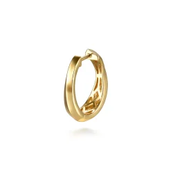 Sale Gabriel & Co. 14K Yellow Gold Diamond Intricate Hoop Earrings