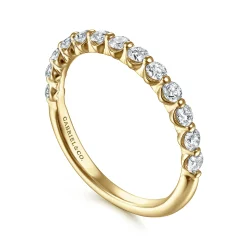Gabriel & Co. 14K Yellow Gold Diamond Ladies Ring
