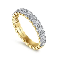 Sale Gabriel & Co. 14K Yellow Gold Diamond Ladies Ring