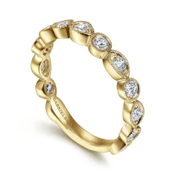 Online Gabriel & Co. 14K Yellow Gold Diamond Ladies Ring