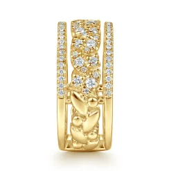 Online Gabriel & Co. 14K Yellow Gold Diamond Marquise Easy Stackable Ring