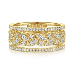 Online Gabriel & Co. 14K Yellow Gold Diamond Marquise Easy Stackable Ring