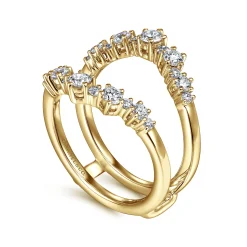 Hot Gabriel & Co. 14K Yellow Gold Diamond Ring Enhancer - 0.8 ct