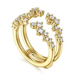 Gabriel & Co. 14K Yellow Gold Diamond Ring Enhancer - 0.65 ct