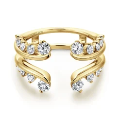Online Gabriel & Co. 14K Yellow Gold Diamond Ring Enhancer - 0.8 ct