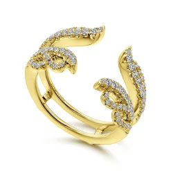 Discount Gabriel & Co. 14K Yellow Gold Diamond Ring Enhancer - 0.55 ct