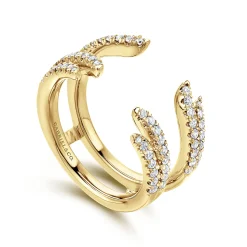Hot Gabriel & Co. 14K Yellow Gold Diamond Ring Enhancer - 0.5 ct