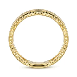 Gabriel & Co. 14K Yellow Gold Diamond Stackable Ring 0.04ct-Bujukan