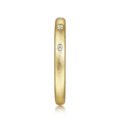 Outlet Gabriel & Co. 14K Yellow Gold Diamond Stackable Ring 0.04ct