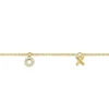 Gabriel & Co. 14K Yellow Gold Diamond XOXO Bracelet
