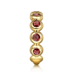Gabriel & Co. 14K Yellow Gold GN - Garnet Ladies Ring