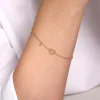 Online Gabriel & Co. 14K Yellow Gold Heart Bracelet with Diamond Bezel Charm