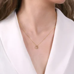 Best Gabriel & Co. 14K Yellow Gold Heart Pendant Necklace