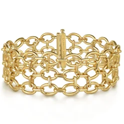 Clearance Gabriel & Co. 14K Yellow Gold Hollow Link Chain Bracelet