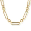 Clearance Gabriel & Co. 14K Yellow Gold Hollow Tube Link Chain Necklace