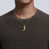 Hot Gabriel & Co. 14K Yellow Gold Horn Pendant