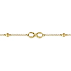 Outlet Gabriel & Co. 14K Yellow Gold Infinity Chain Bracelet-Bujukan