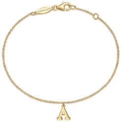 Clearance Gabriel & Co. 14K Yellow Gold Initial A Bracelet