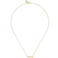 Best Gabriel & Co. 14K Yellow Gold Initial Necklace