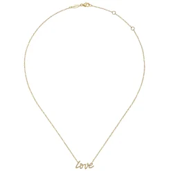 Sale Gabriel & Co. 14K Yellow Gold Love Necklace