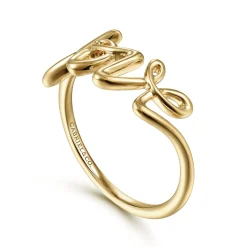 Discount Gabriel & Co. 14K Yellow Gold Love Ring