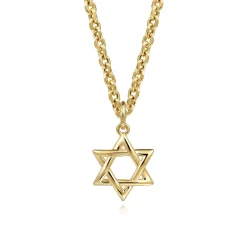Clearance Gabriel & Co. 14K Yellow Gold Mini Star of David Pendant