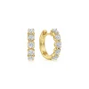 Outlet Gabriel & Co. 14K Yellow Gold 15mm Diamond Huggies