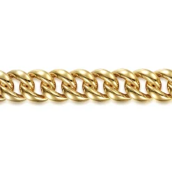 Best Gabriel & Co. 14K Yellow Gold 12mm Hollow Cuban Link Tennis Bracelet