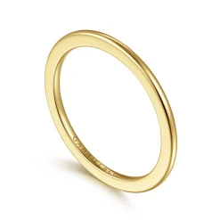 Best Gabriel & Co. 14K Yellow Gold 1mm Mini Spacer Band