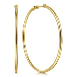 Online Gabriel & Co. 14K Yellow Gold 60mm Round Classic Hoop Earrings