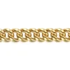Clearance Gabriel & Co. 14K Yellow Gold 12mm Width Classic Plain Men's Mix Cuban Bracelet