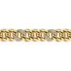 Online Gabriel & Co. 14K Yellow Gold 12mm Width Classic Diamond Men's Mix Cuban Bracelet