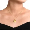 Hot Gabriel & Co. 14K Yellow Gold Octagonal Locket Necklace with Diamond Star Center