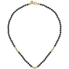 Outlet Gabriel & Co. 14K Yellow Gold Onyx Beads Necklace