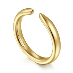 New Gabriel & Co. 14K Yellow Gold Open Anniversary Band