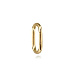 Best Gabriel & Co. 14K Yellow Gold Oval Lock