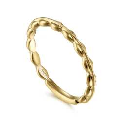 Sale Gabriel & Co. 14K Yellow Gold Oval Station Ring
