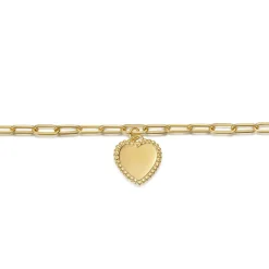 Gabriel & Co. 14K Yellow Gold Paperclip Chain Bracelet-Bujukan
