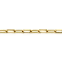 Clearance Gabriel & Co. 14K Yellow Gold Paperclip Chain Bracelet 3.1mm 7 inch