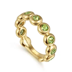 Clearance Gabriel & Co. 14K Yellow Gold PE - Peridot Ladies Ring