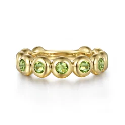 Clearance Gabriel & Co. 14K Yellow Gold PE - Peridot Ladies Ring