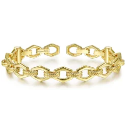 Sale Gabriel & Co. 14K Yellow Gold Plain Bangle
